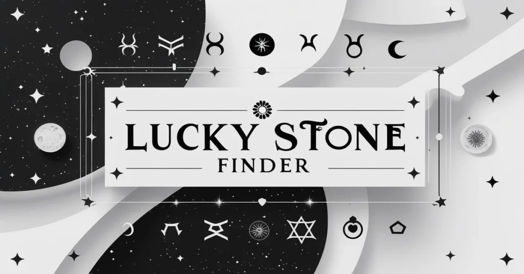 Lucky stone finder zodiac gemstone astrology tool