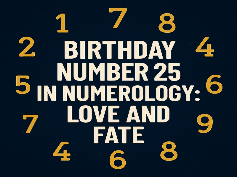 People Born on the 25th: Numerology, Astrology & Zodiac Insights